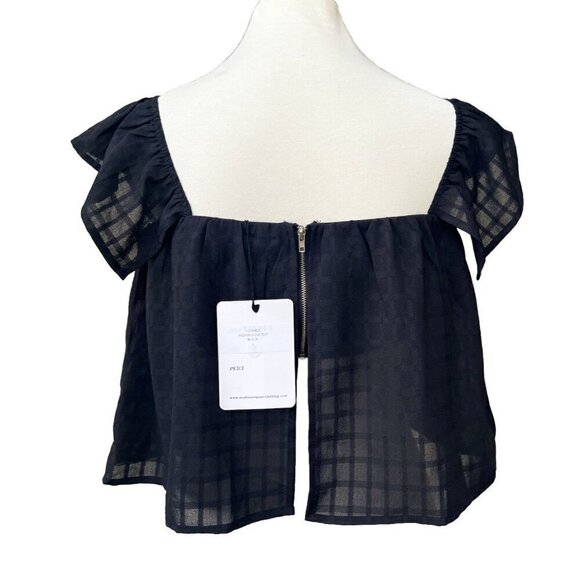 Wilde Heart Women's High Lover Off The Shoulder Top Size L - Picture 12 of 12